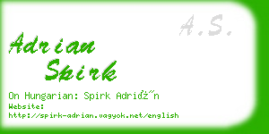 adrian spirk business card